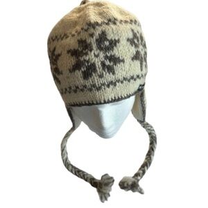 Everest Designs of Nepal Wool w Ear Flaps Hat